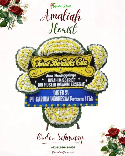 Papan Bunga Duka di Lasara Sowu